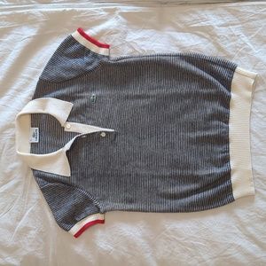 Lacoste Striped Wool Polo size 36 / S